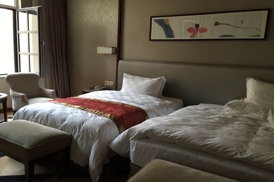Luxury Blue Horizon Hotel Dongying Bagian luar foto