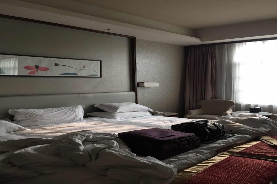 Luxury Blue Horizon Hotel Dongying Bagian luar foto
