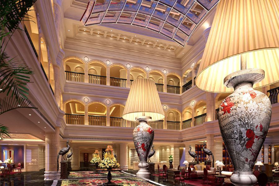 Luxury Blue Horizon Hotel Dongying Bagian luar foto